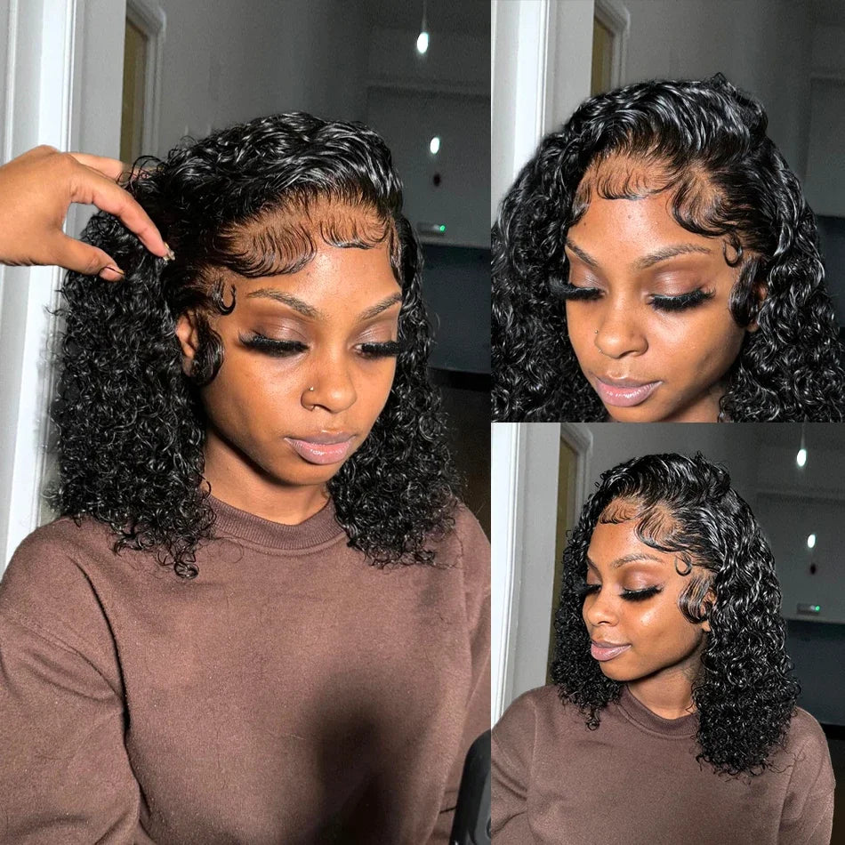 Divine Deep Wave Bob 13x6 Brazilian Hair Bob